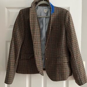J.Crew houndstooth blazer